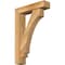 Ekena Millwork Imperial Block Rough Sawn Bracket w/ Offset Brace, Western Red Cedar, 6"W x 24"D x 36"H BKT0604X24X36IMP05RWR - alternate 1